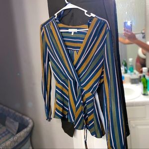 Medium sized shirt and US size 10 pants